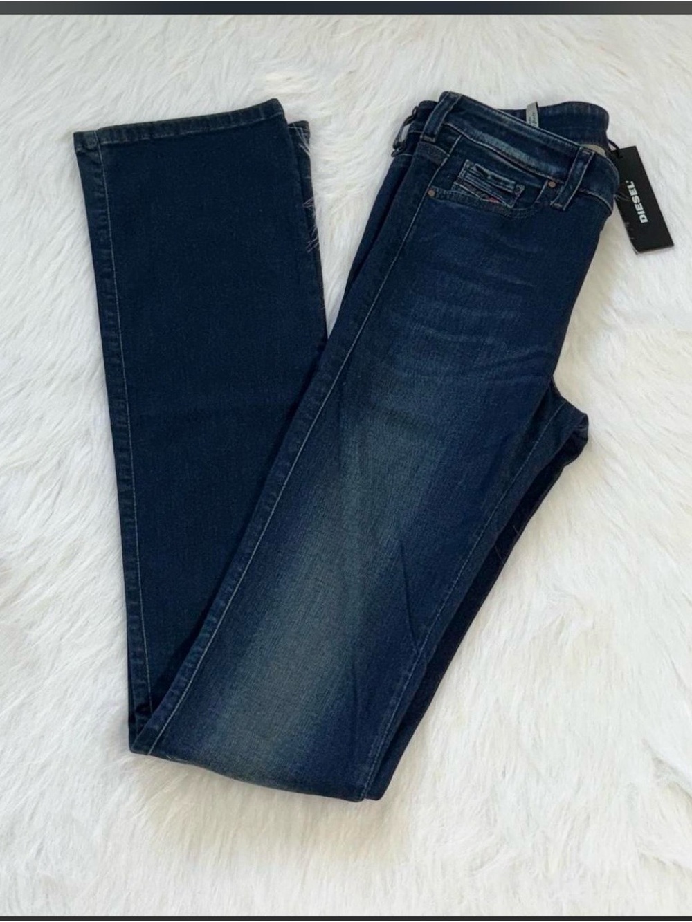Diesel Womenβs Dark Blue Skinny Jeans